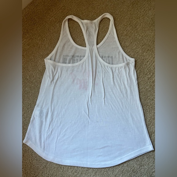 Nike Women’s Dri-Fit Racerback Tank Top White Medium - Picture 3 of 3